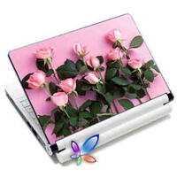 LAMTECH 9.2"-12.4" LAPTOP SKIN PINK ROSES