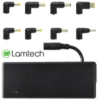 LAMTECH UNIVERSAL NOTEBOOK ADAPTER 90W 19V-20V 8 TIPS