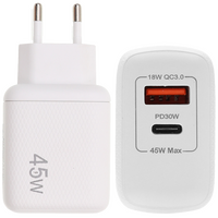 LAMTECH CHARGER USB QC3.0/TYPE-C 45W