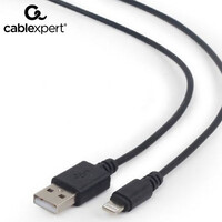 CABLEXPERT USB TO LIGHTNING SYNC AND CHARGING CABLE BLACK 3M