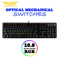 ARMAGGEDDON OPTICAL MECHANICAL RGB KEYBOARD MKO-13R BLACK