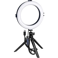 WHITE SHARK RING LED LIGHT MOONLIGHT 20CM