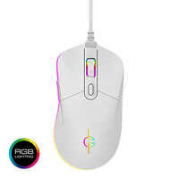LGP RGB GAMING MOUSE 6400DPI WHITE "WHITE MOON"