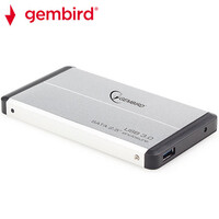 GEMBIRD USB 3.0 2.5"" ENCLOSURE SILVER