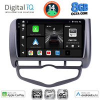 DIGITAL IQ BXK 20210_CPAA CLIMA (9inc) MULTIMEDIA TABLET for HONDA JAZZ mod. 2002-2008
