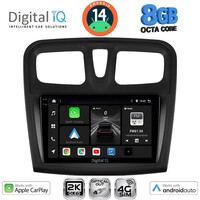 DIGITAL IQ BXK 20108SQ_CPAA (9inc) MULTIMEDIA TABLET for DACIA LOGAN – SANDERO mod. 2012-2019