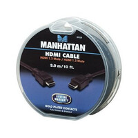 MNH-391528 . Θωρακισμένο καλώδιο HDMI 3m Manhattan