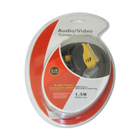 APV1016-Z-1.5 . DM SCZ16 καλώδιο SCART σε 2x RCA 1x S-Video M/M/M 1.5m