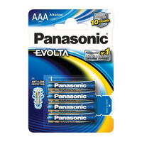 PAN-LR03EGE/4BP . PANASONIC ΑΛΚΑΛΙΚΕΣ ΑΑΑ 1,5V EVOLTA 4τμχ