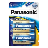 PAN-LR20EGE/2 . PANASONIC ΑΛΚΑΛΙΚΕΣ D 1,5V EVOLTA 2τμχ