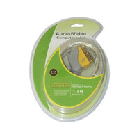A8012-12-1.5 . DM καλώδιο SCART σε 2x RCA + 1x S-Video M/M/M SC1312 1.5m
