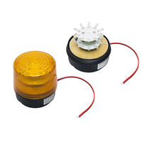 DM-429 . Strobe 12V Πορτοκαλί LED Μαγνητικό 100mm