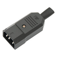 DM-1474 . AC Αρσενικό Φις Καλωδίου C14