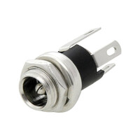 DM-2111 . Φις Τροφοδοσίας DC 5.5x2.5 Αρσενικό Σασί Μεταλλικό