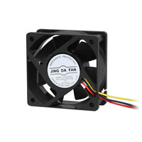 FAN-607 . Ανεμιστήρας 60x60x25 12V 3W με Κουζινέτο