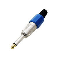 DM-9360 . Φις Jack 6.35mm Mono Αρσενικό Μπλε