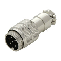 DM-133 . Φις Αρσενικό Μικροφώνου CB 6PIN Καλωδίου