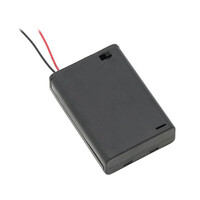 DM-2122 . Μπαταριοθήκη LR6 ΑΑx3 + Κουτί + Διακόπτης