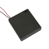 DM-2659 . Μπαταριοθήκη LR6 AAx4 + Κουτί + Διακόπτης