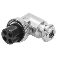 DM-134 . Φις Μικροφώνου CB 4PIN Γ Θηλ.Καλωδίου