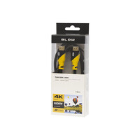 DM-654 . Καλώδιο HDMI - HDMI 1.4 4K 1.5m Κίτρινο BLOW