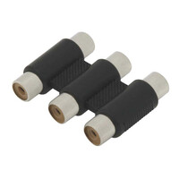 DM-3020 . Αντάπτορας 3xRCA - 3xRCA F/F