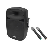 RBW-285 . Επαγγελματικό Ηχείο 15" με 2 Bluetooth Μικρόφωνα
