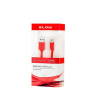 DM-66-066 . Καλώδιο USB A σε microUSB B 1m Κόκκινο