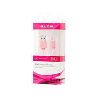 DM-66-065 . Καλώδιο USB A σε microUSB B 1m Ροζ