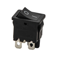DM-1109 . Διακόπτης ON-OFF Μαύρος 10A 250V/125V 12A