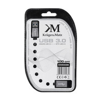KM0336 . Προέκταση USB 3.0 A/A M/F 1m Kruger&Matz