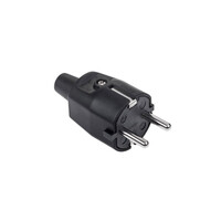 DM-3174 . Σούκο Φις 16A/250V Μαύρο