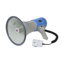 DH-12 . Τηλεβόας με Μικρόφωνο Χειρός 25W Μπλε-Γκρι
