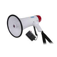 DH-10 . Τηλεβόας 20W με Μικρόφωνο Χειρός Κόκκινος-Λευκός