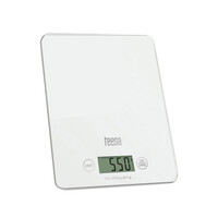 TSA0804W . Ζυγαριά Κουζίνας Λευκή με Γυαλί TEESA