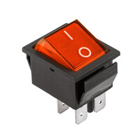DM-0006B . Διακόπτης ON-OFF 230V Κόκκινος
