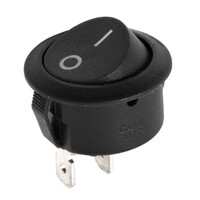 DM-0081 . Διακόπτης ON-OFF 6A 250V Μαύρος