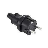 DM-3175 . Σούκο Φις IP44 Μαύρο