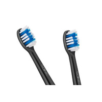 TSA8018 . Ανταλλακτικές κεφαλές TEESA SONIC BLACK Σκληρές 2τμχ