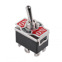 DM-0031-3 . Διακόπτης ON - OFF - ON 10A 6P