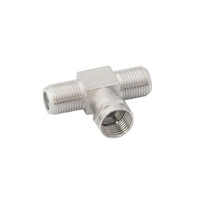 DM-5344 . Βύσμα F Αρσενικό σε 2 F Θηλυκά