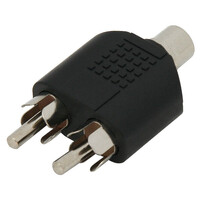 DM-1205 . Αντάπτορας 1xRCA - 2xRCA F/M