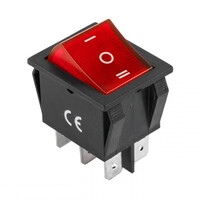 DM-0046-203 . Διακόπτης IRS-203-1C ON-OFF-ON 6P Κόκκινος