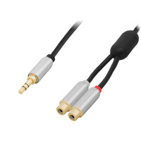 DM-91-240 . Καλώδιο Stereo Jack 3.5mm - 2xRCA M/F 15cm