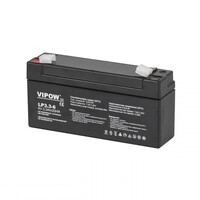 BAT0205 . Μπαταρία Μολύβδου GEL 6V 3.3Ah 134x34x60mm