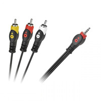 DM-2851L-3 . Καλώδιο Jack 3.5mm - 3xRCA 3m
