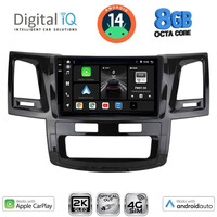 DIGITAL IQ BXK 20720_CPAA (9inc) MULTIMEDIA TABLET for TOYOTA HILUX mod. 2005-2016