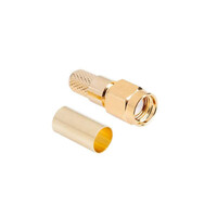 DM-0602-W . Φις SMA-REVERSE  H155  χρυσό