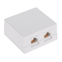 DM-0031-6 . Εξωτερική πρίζα δικτύου UTPx2 Cat6