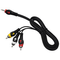 DM-4877 . Καλώδιο 3.5mm - 3xRCA Μ/Μ 1.5m